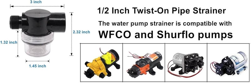 Water Pump Inline Strainer gallery