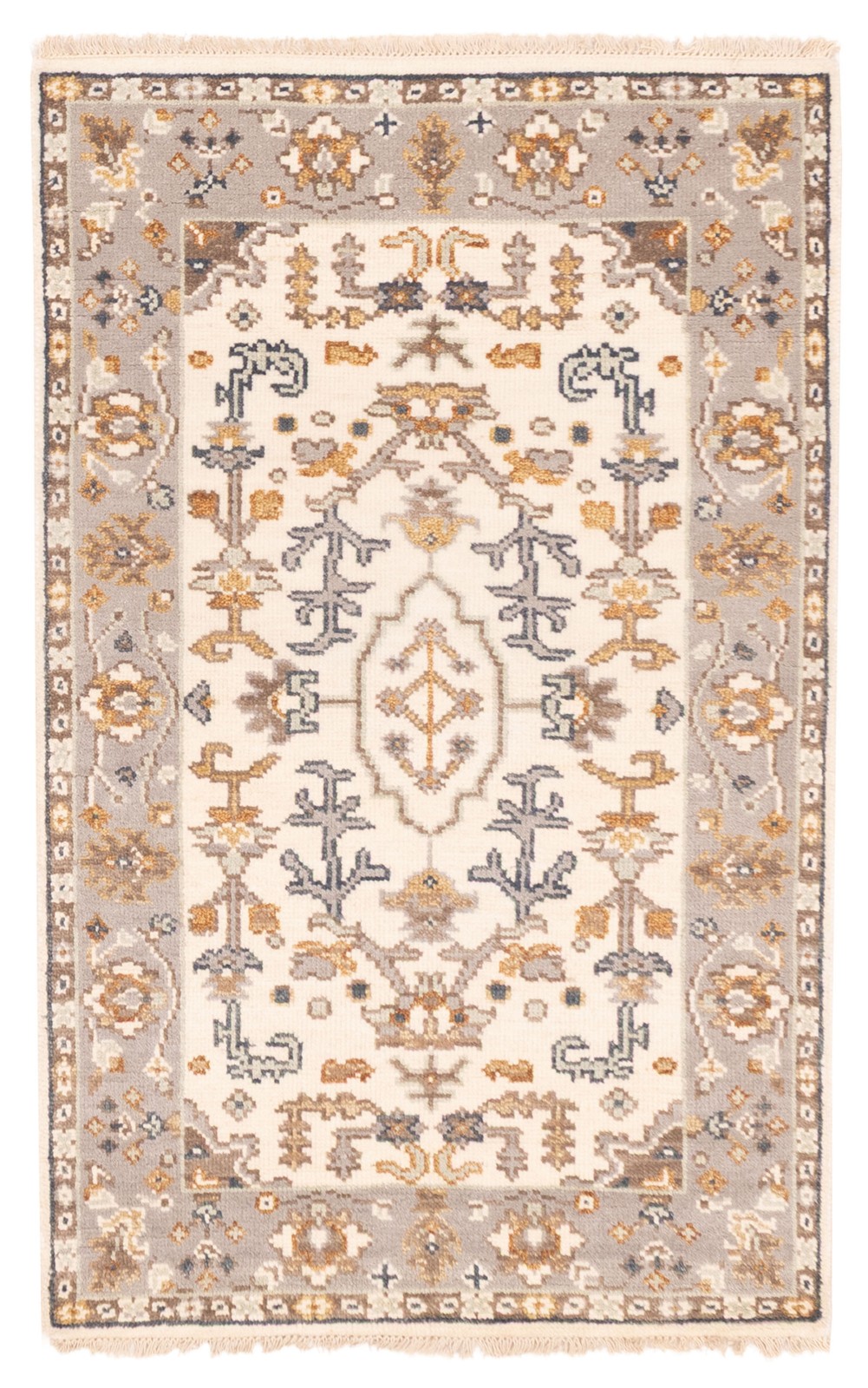 Hand Knotted Area Rug 3'1" x 5'1" Traditional Oriental Wool Carpet gallery
