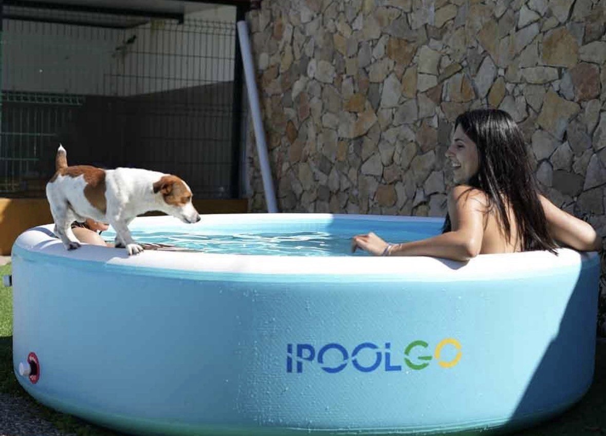 IPOOLGO 6ft X 20in Inflatable Swimming Pool Durable Heavy Duty PVC Construction gallery