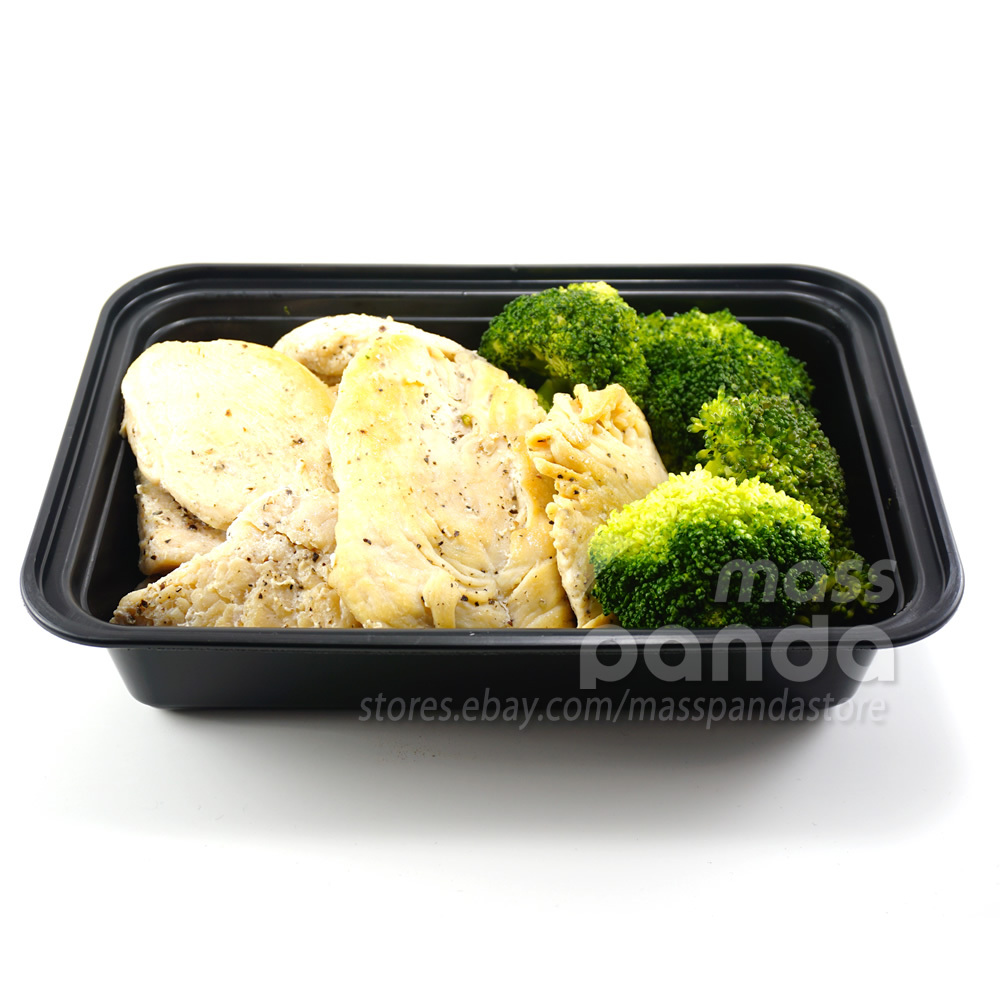 Pactiv 38 oz Plastic Meal Prep Food Containers w/ Lids, High Quality Made in USA gallery