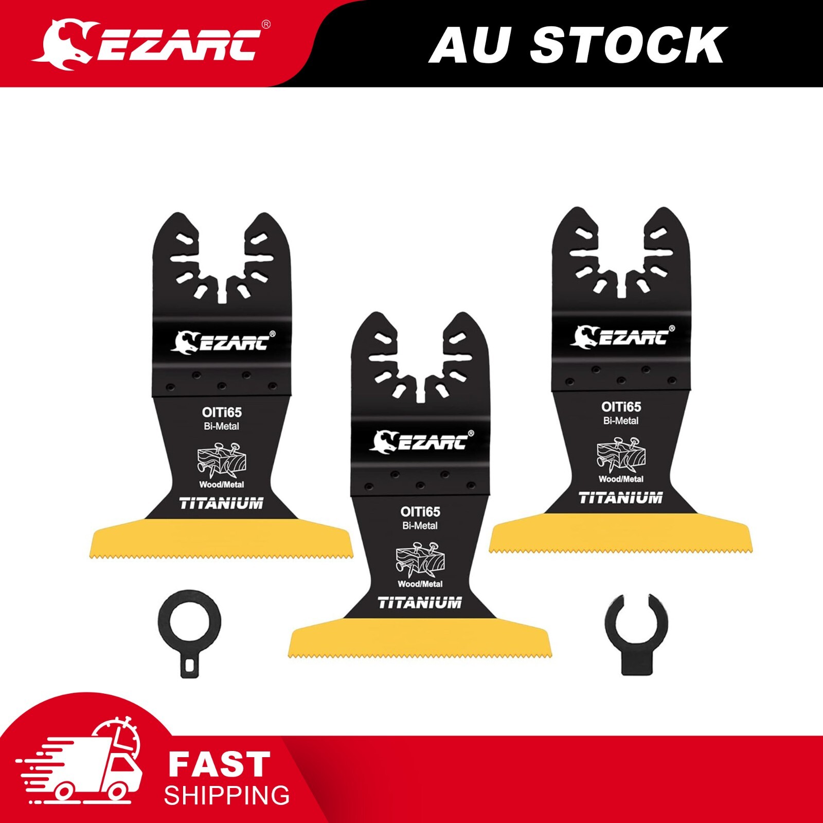 EZARC 2-9/16 In. Extended Teeth Oscillating Blade For Wood/Metal/Hard Material gallery