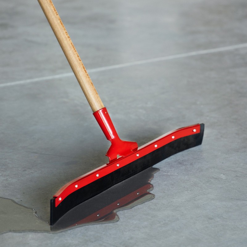 Libman 24in. Curved Floor Squeegee, 60in.L Handle, Model# 542 gallery