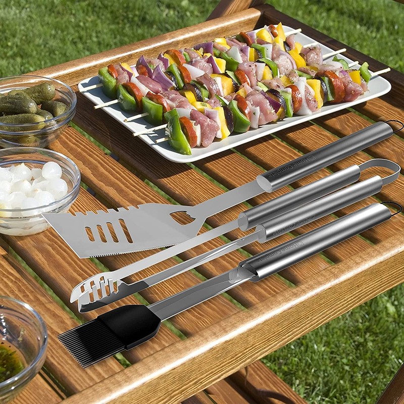 16 PC Grill Set Home Complete HC-1000 BBQ Accessories with Spatula, Tongs, Skew gallery