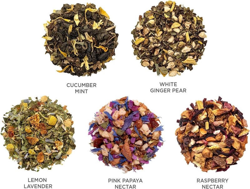 Luxurious 20-Count Mariposa Tea Sampler Gift Box - Individually Wrapped Infusers gallery