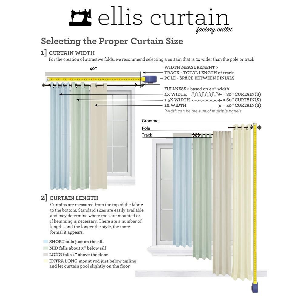 Ellis Stacey 1.5" Rod Pocket High Quality Fabric Solid Color Window Tailored gallery