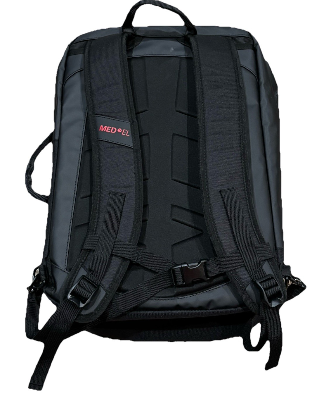 Kohla Restless Black Backpack Retractable Straps Side Handle Multi Purpose Bag 2