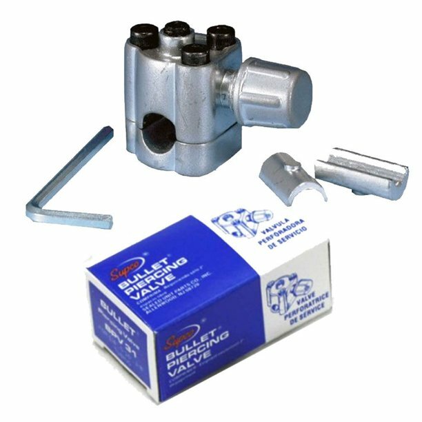 Genuine SUPCO BPV21 Bullet Piercing Valve fits 1/2" and 5/8" Tubing 2-n-1 Access gallery