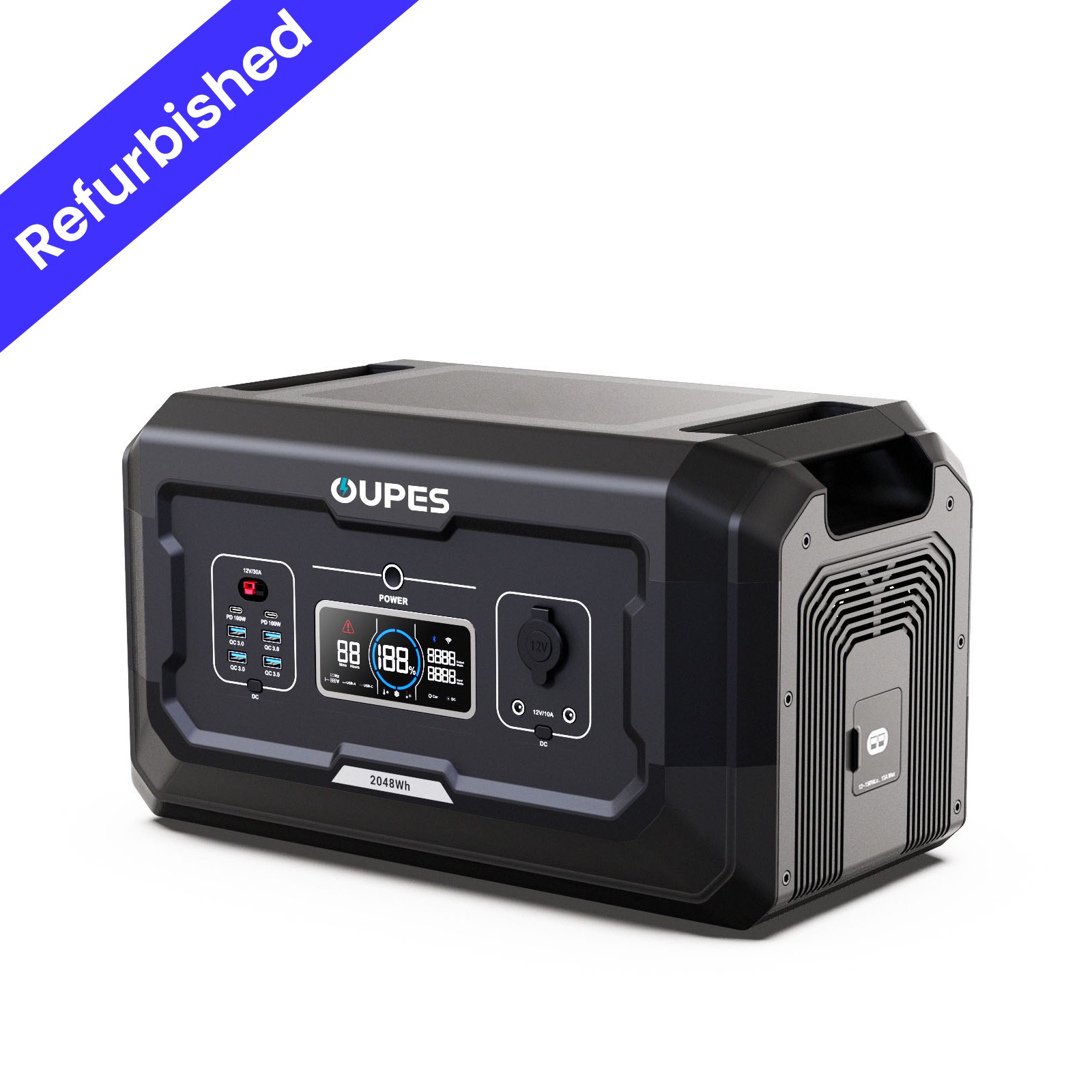 OUPES B2 Extra 2048Wh Battery for Power Station Mega 1/2/3 Solar Generator gallery