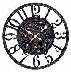 Modern Wall Clock with Quartz Movement by AMS