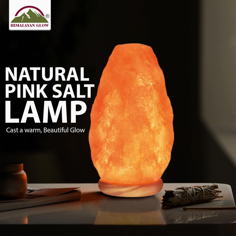 Himalayan Glow Salt Lamp with Touch Dimmer Switch 5-7 lbs 5 lbs, Orange gallery