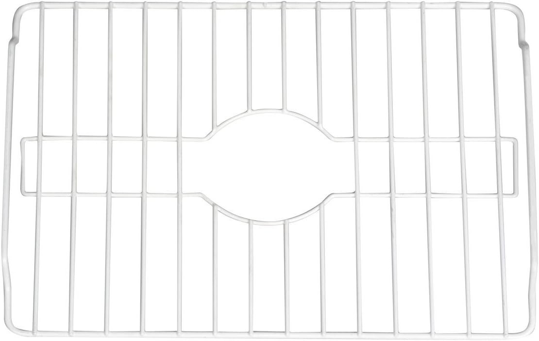 Sink Protectors for Kitchen Sink Bottom with White Coating Grate Insert Grid Sin gallery