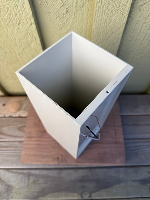 Schoolhouse Electric Bill Curry Large Used Cubelite Sconce White Discountinued gallery