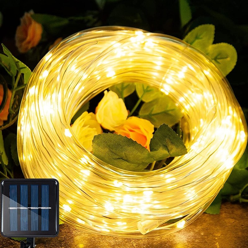 23-105FT LED Solar String Lights Outdoor Garden Party Xmas Fairy Wedding Decor gallery