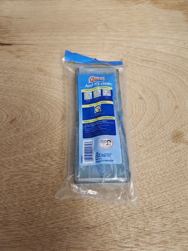 Quickie Sponge Mop #0472 Refill Replacement Blue NIP gallery
