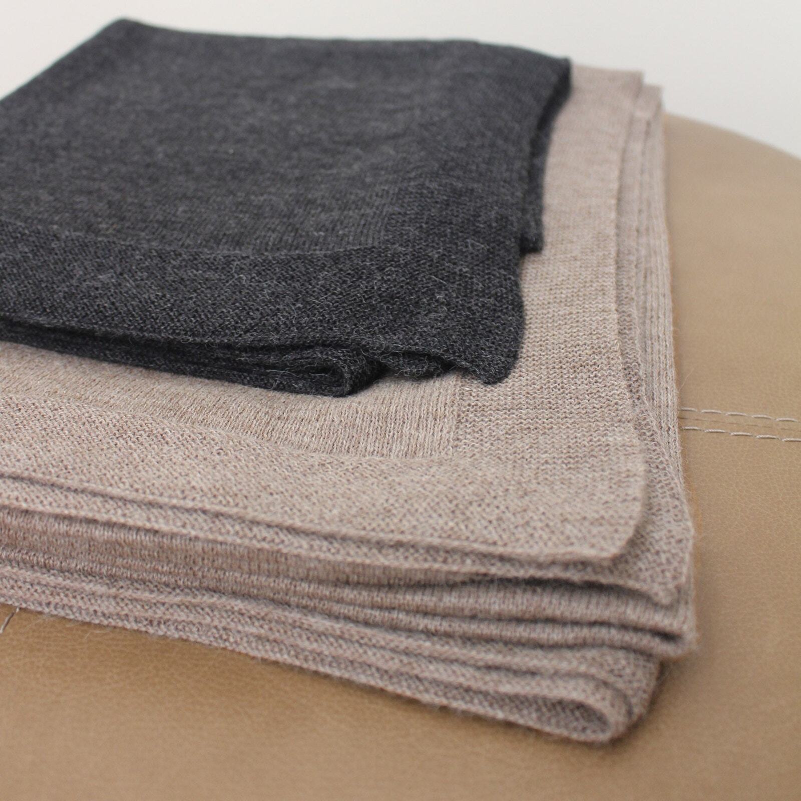 Fabric Junkies Lightweight 100% Alpaca Blanket / BLUSH gallery
