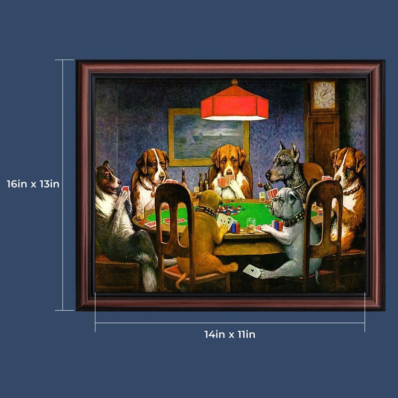 Dogs Playing Poker by Cassius Marcellus Coolidge, Famous Wall Art Collection gallery