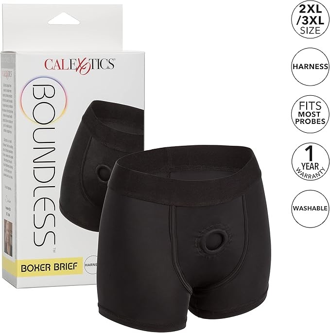 CalExotics Boundless Boxer Brief - S/m - Black gallery