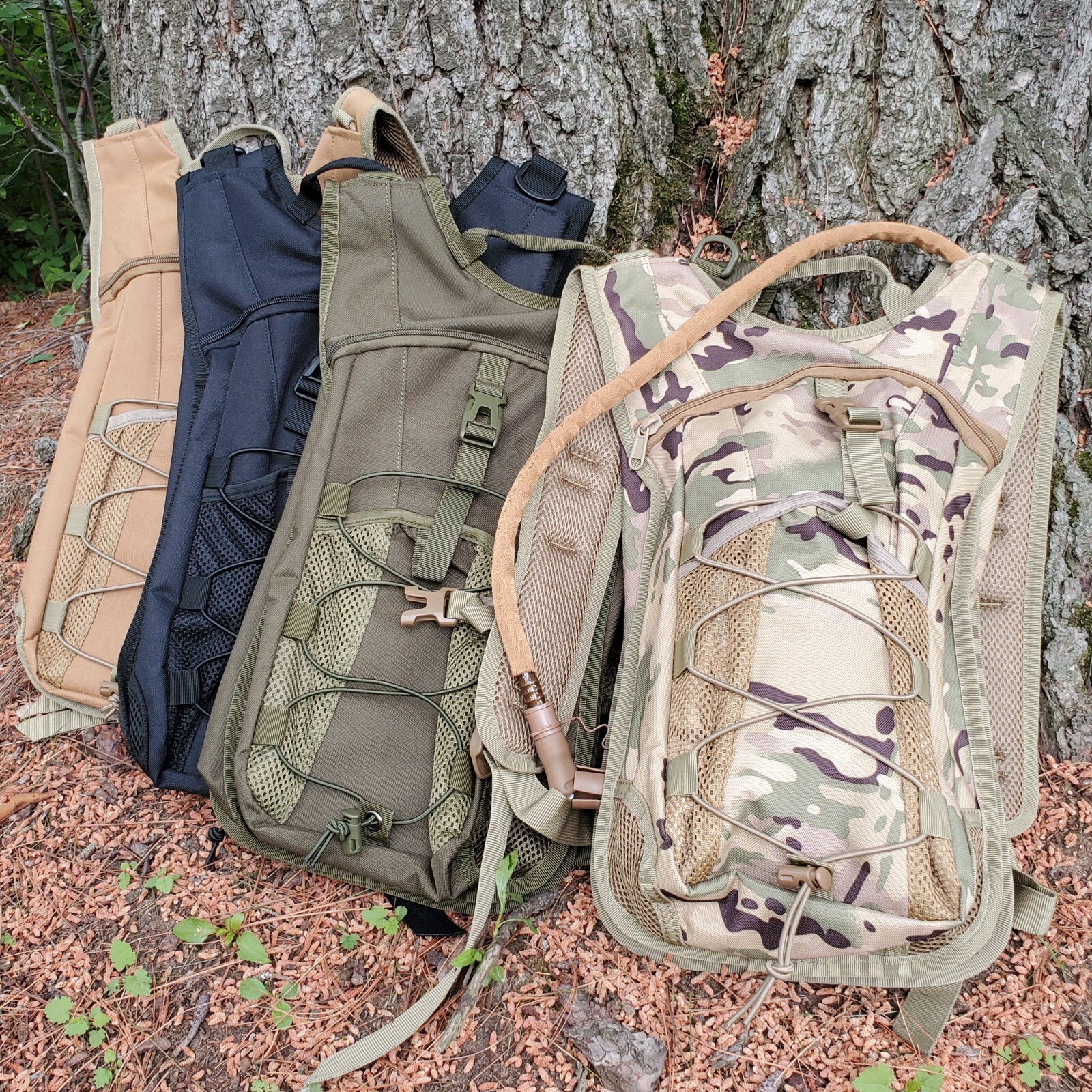 Tactical Hydration Pack with 3L Leak-Proof Water Bladder - 4 Colors Available 5