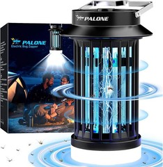 Waterproof Electronic Rechargeble Bug Zapper Mosquito Zapper for Outdoor/Indoor