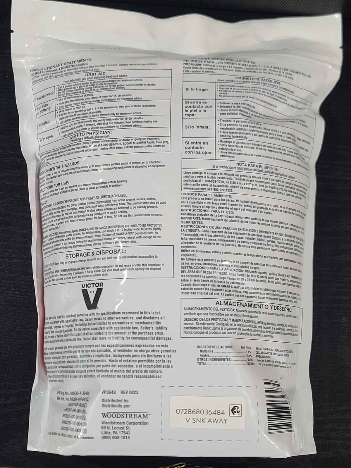Snake-A-Way 4LB Repellent Granules for Garter & Rattlesnakes gallery