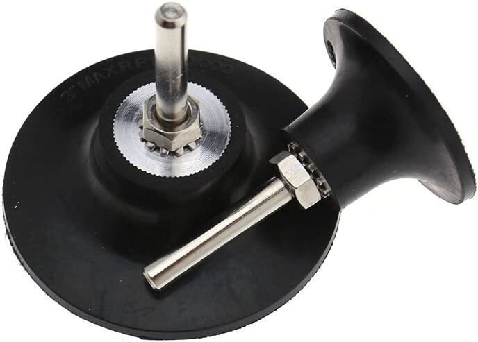 2PCS 3inch Roll Lock Rotary Sanding Disc Pad Holder 1/4" Shank for Die Grinder gallery