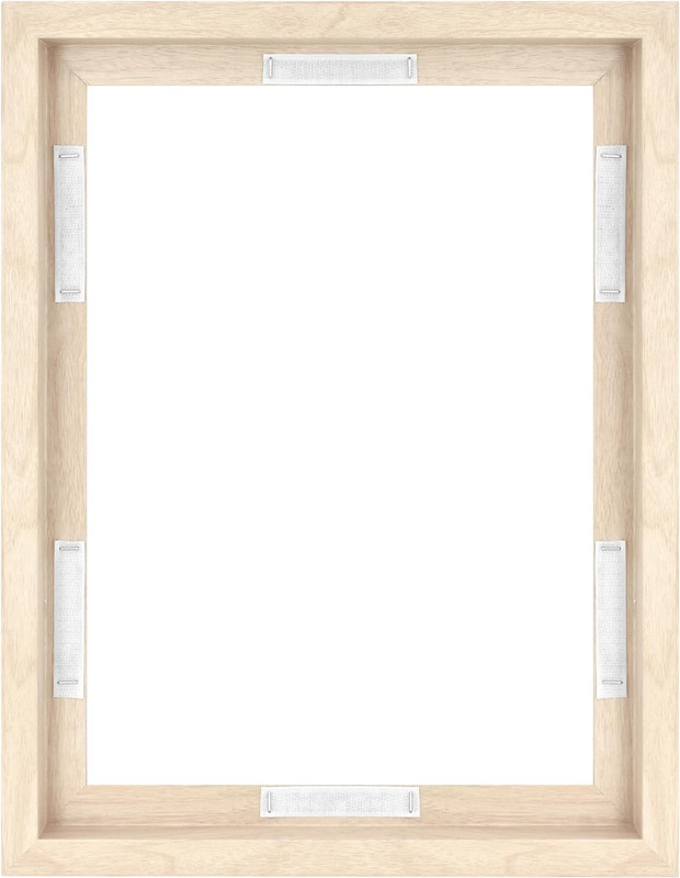 Canvas Float Frames 12X16 Frame, Natural Woodgrain for Finished Canvases, Vertic gallery