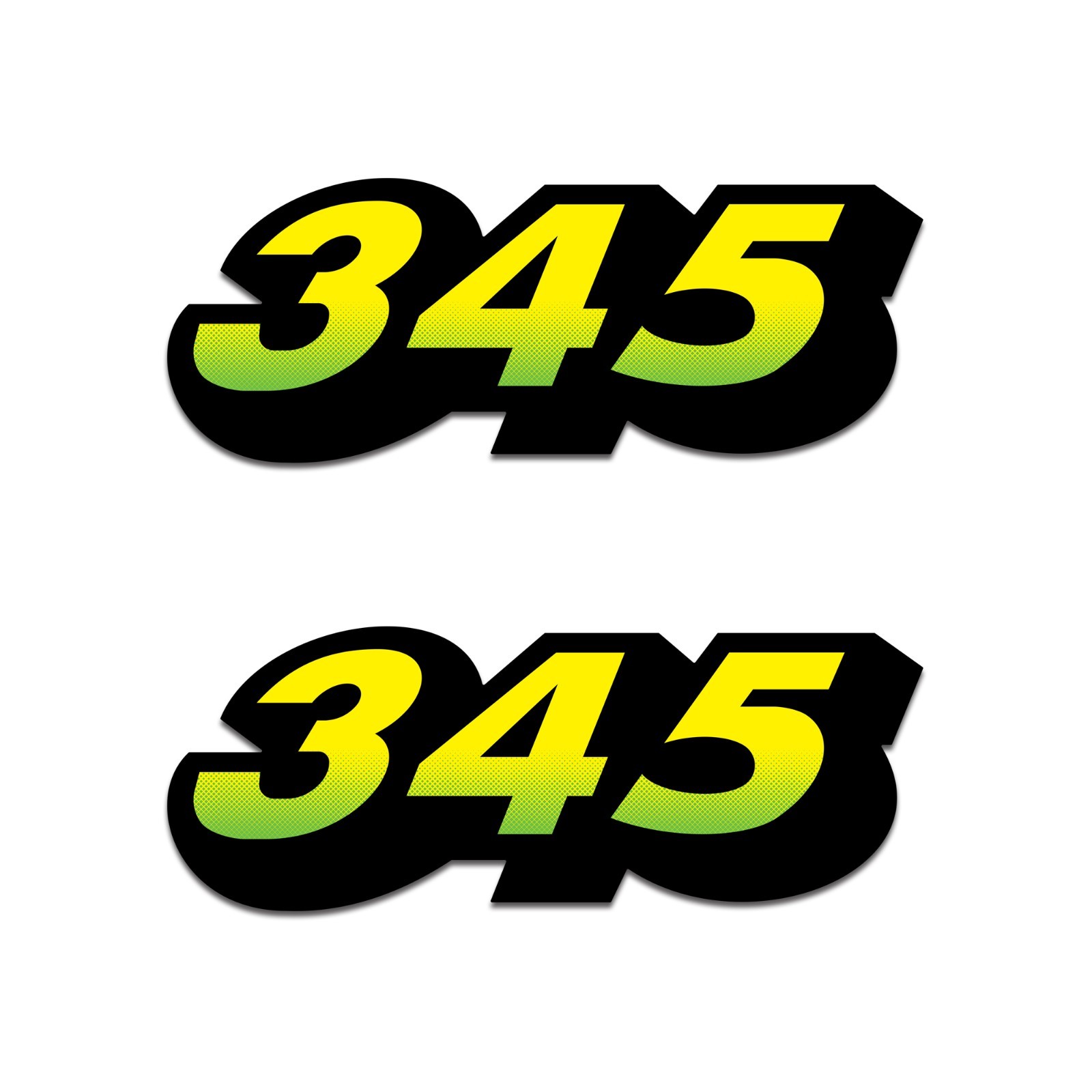 New Replacement Decal Set for John Deere 345 Lawn Tractor Hood Vinyl Sticker Kit gallery