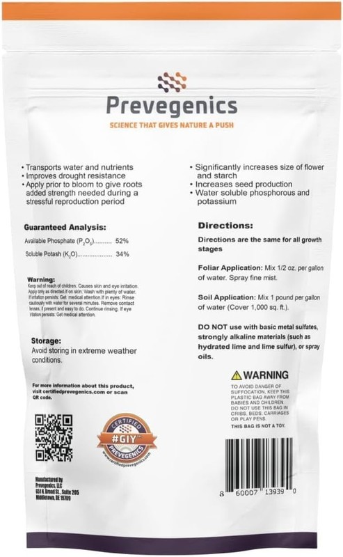 Strong Root Development | Flower & Fruit Fertilizer 0-52-34 gallery