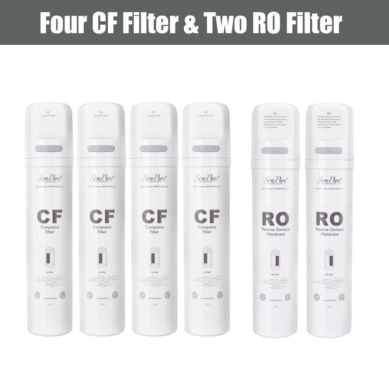 SimPure CF RO Filter Replacement Cartridge For WP1-100 RO Water Filter System gallery