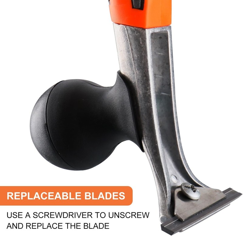 2.5 Inch Ergonomic Carbide Scraper Premium Paint Glue Resin Remover Tool gallery
