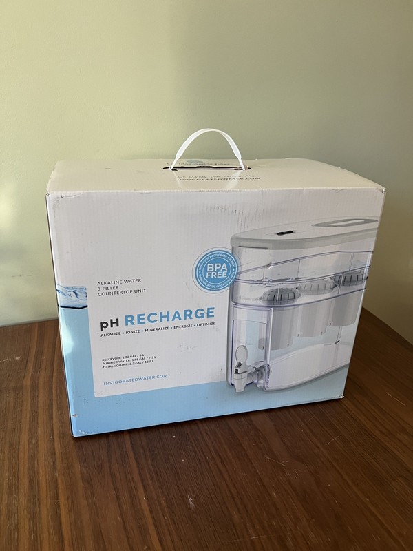pH Recharge 3F Alkaline Water Machine – Countertop Water Filter Purifier w/ Box gallery