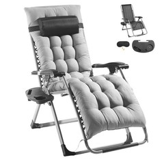 Zero Gravity Chair, 26 inch Zero Gravity Recliner Lounge Chair for Indoor and