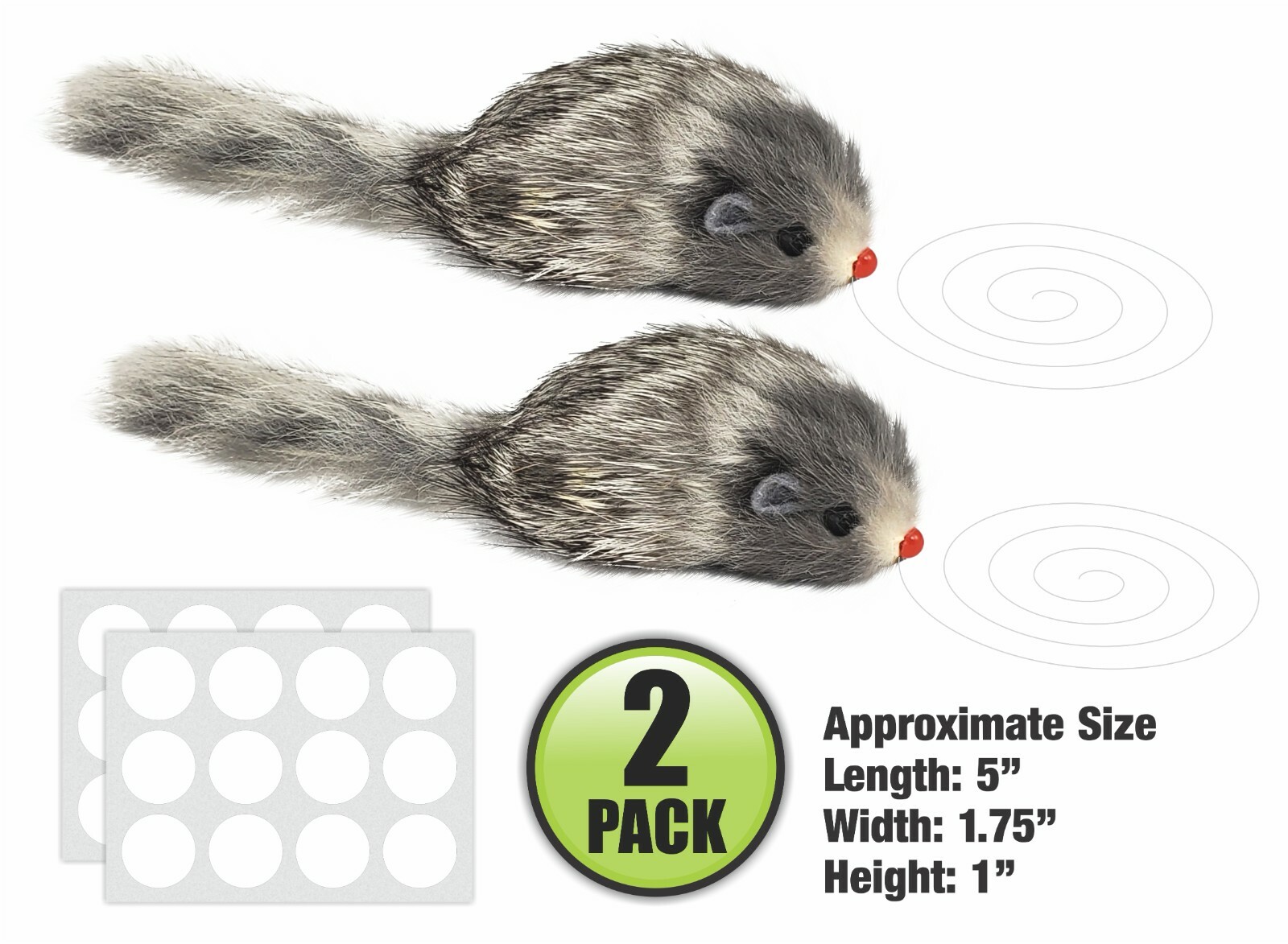 Realistic Mouse Prank Toy, 2 Mice For Twice The Fun. Funny Fake Rat Prank gallery