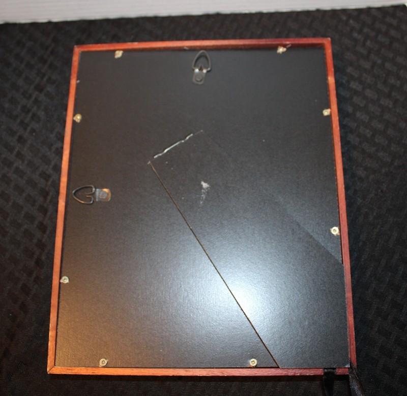 Easel Back 8" x 10" Solid Wood Hinged Display Case for Small Collectables gallery