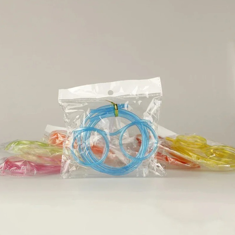 1 pc Funny Straw Glasses Flexible PVC Drinking Glasses Party Toy for Kids gallery