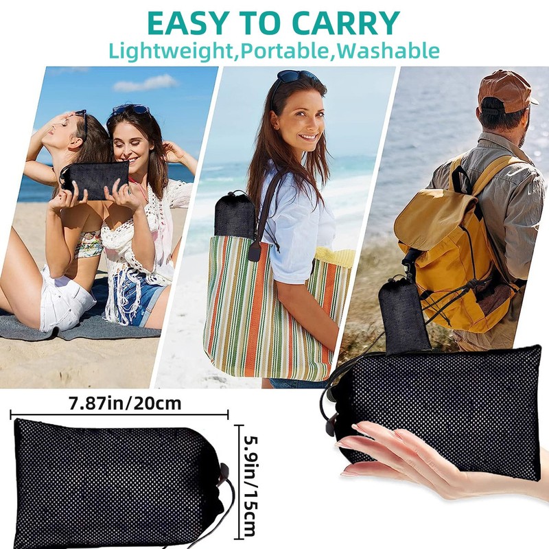 Beach Blanket Waterproof Sandproof Oversized Beach Mat for Beach Travel Camping gallery