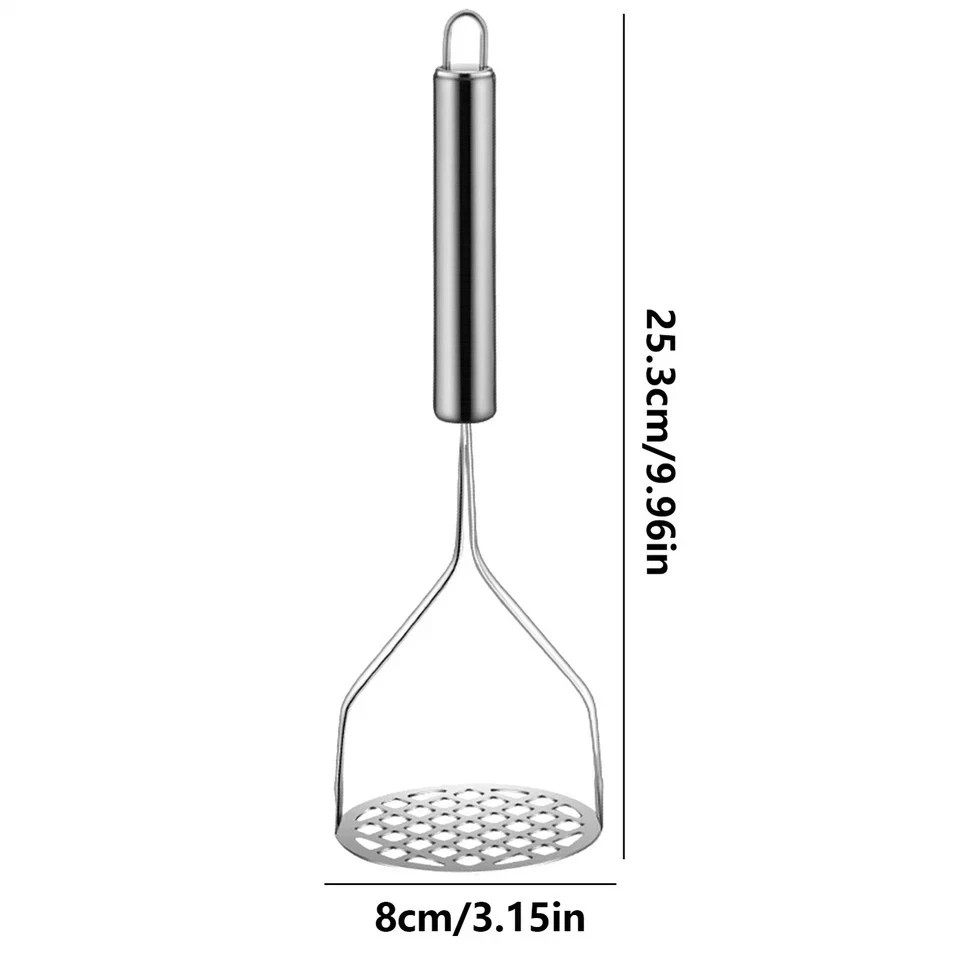 Potato Masher Hangable Stainless Steel Ricer & Vegetable Crusher Kitchen Gadget* gallery