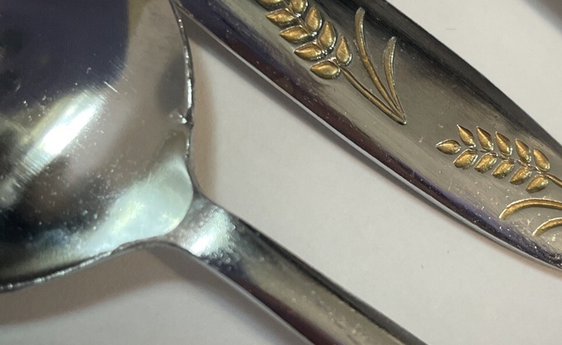 Flatware Silverware 42 Pieces Wheat Design Japan Forks/Spoons/Knives Read Desc. gallery