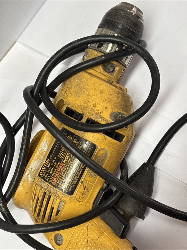 DeWalt DW106 3/8" Corded Drill Variable Speed Reversible – Tested Working gallery