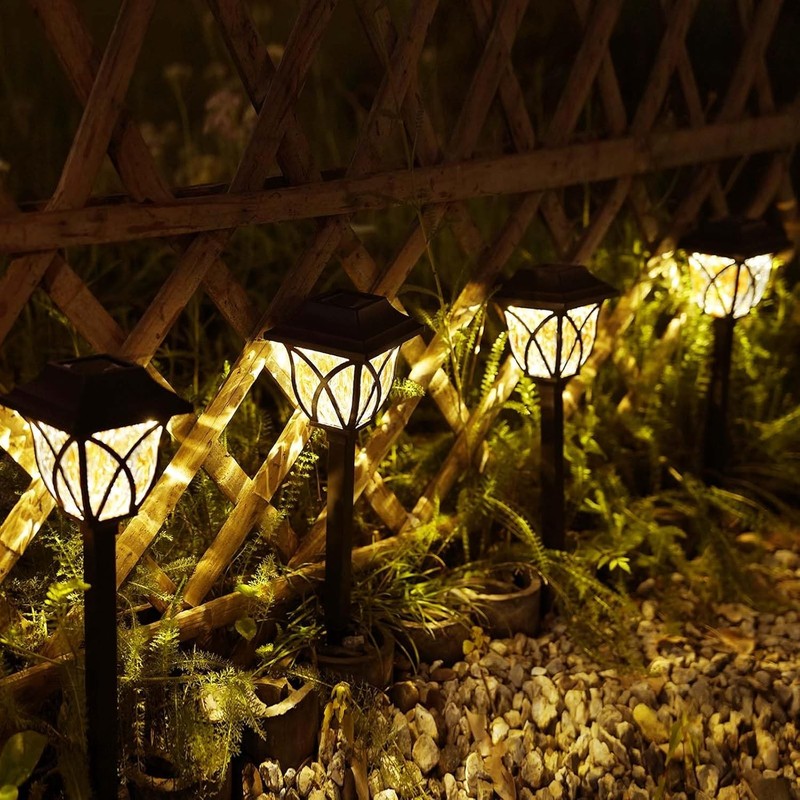 2/4/6/8 Pack Super Bright Solar Lights - Solar Pathway Lights Outdoor Waterproof gallery
