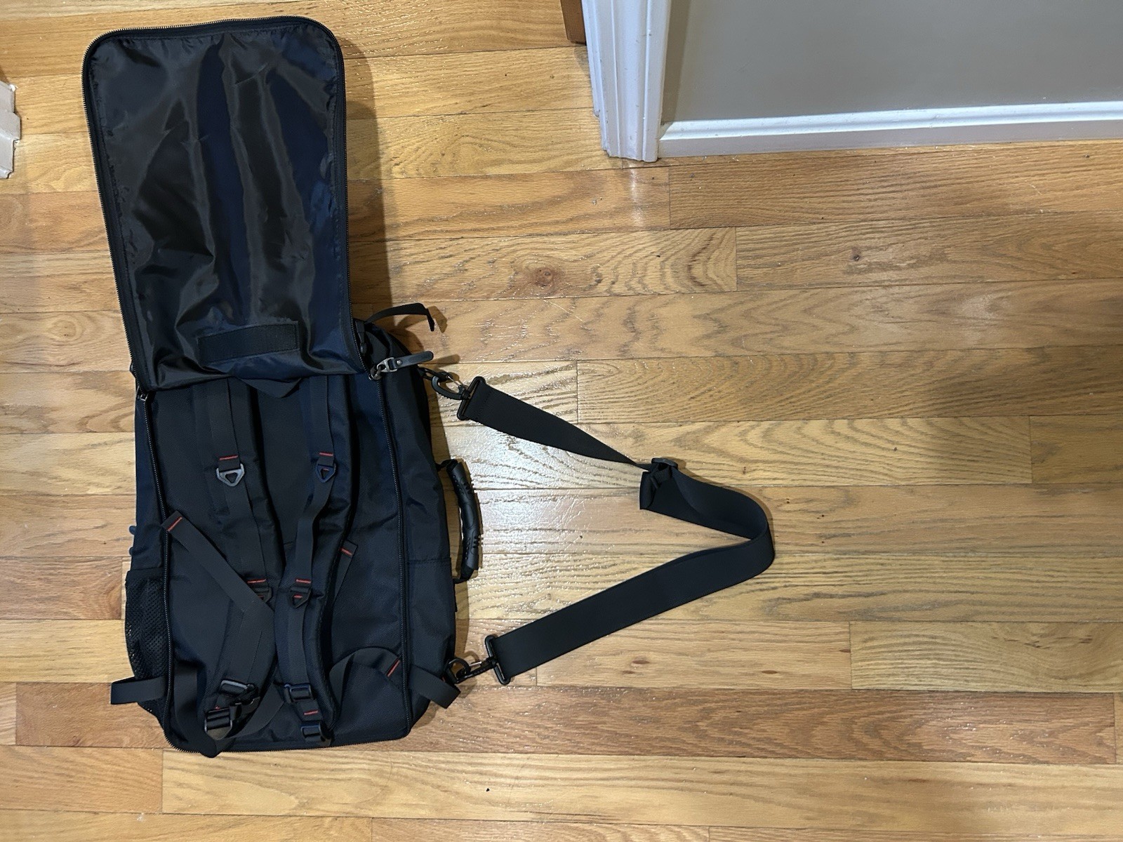 High Sierra Convertible Duffel Backpack Gray 3