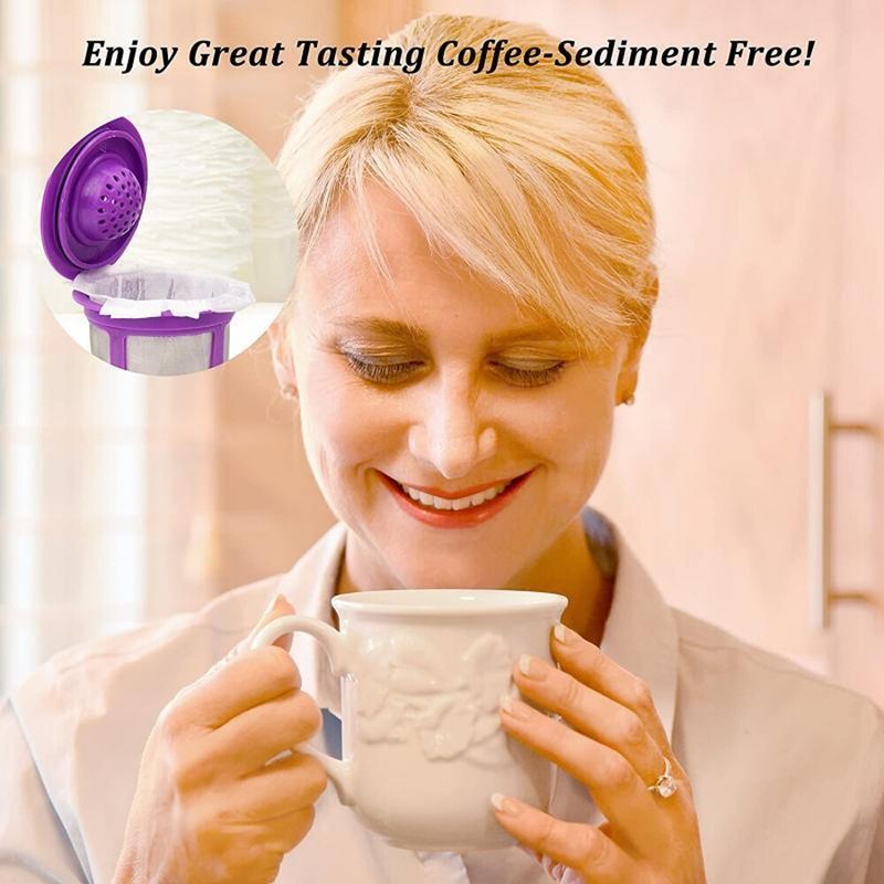 100/200/300 Disposable Paper Filter Cups for Reusable Coffee Pods Keurig K-Cup gallery