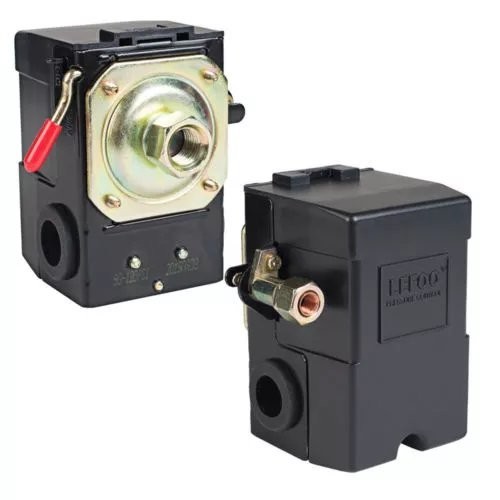 Air Compressor Pressure Switch Control 90-125 PSI Single Port Heavy Duty 26A gallery