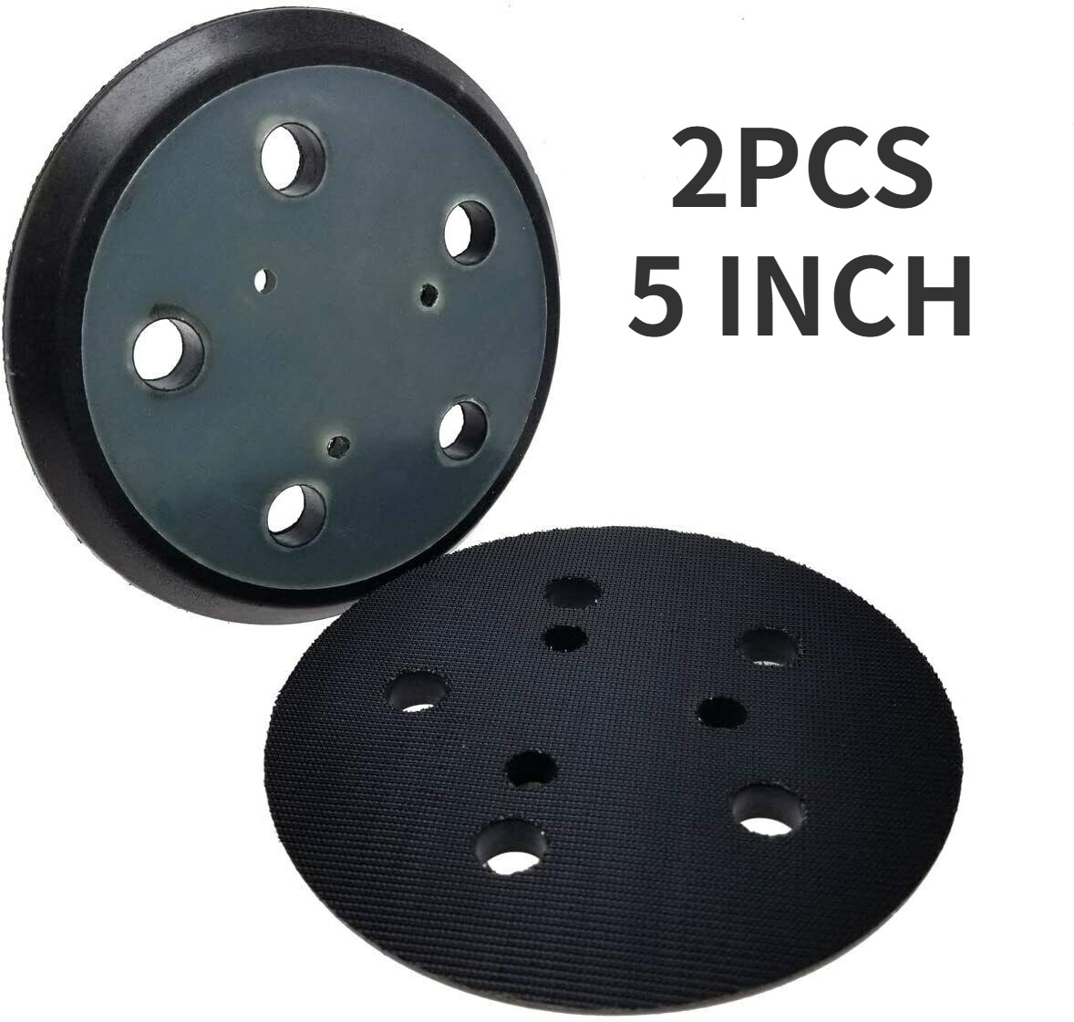 2Pcs 5inch 5Hole Hook & Loop Sander Pad For Porter Cable 13904 13909 332 333 334 gallery