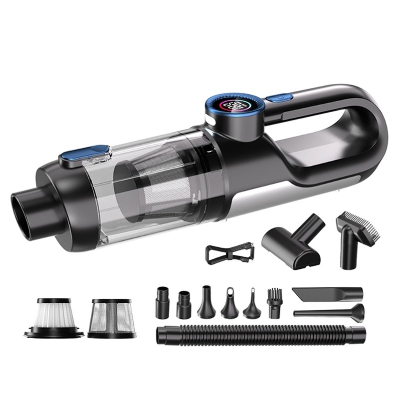Cordless Car Vacuum Cleaner Multifunctional 11000PA Suction And Blowing Cleaner gallery