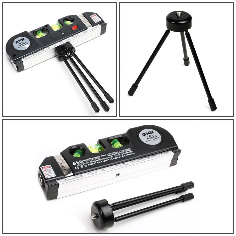 MULTIPURPOSE LD MEASURING HORIZONTAL VERTICAL HANDY LASER BUBBLE LEVEL+TRIPOD gallery