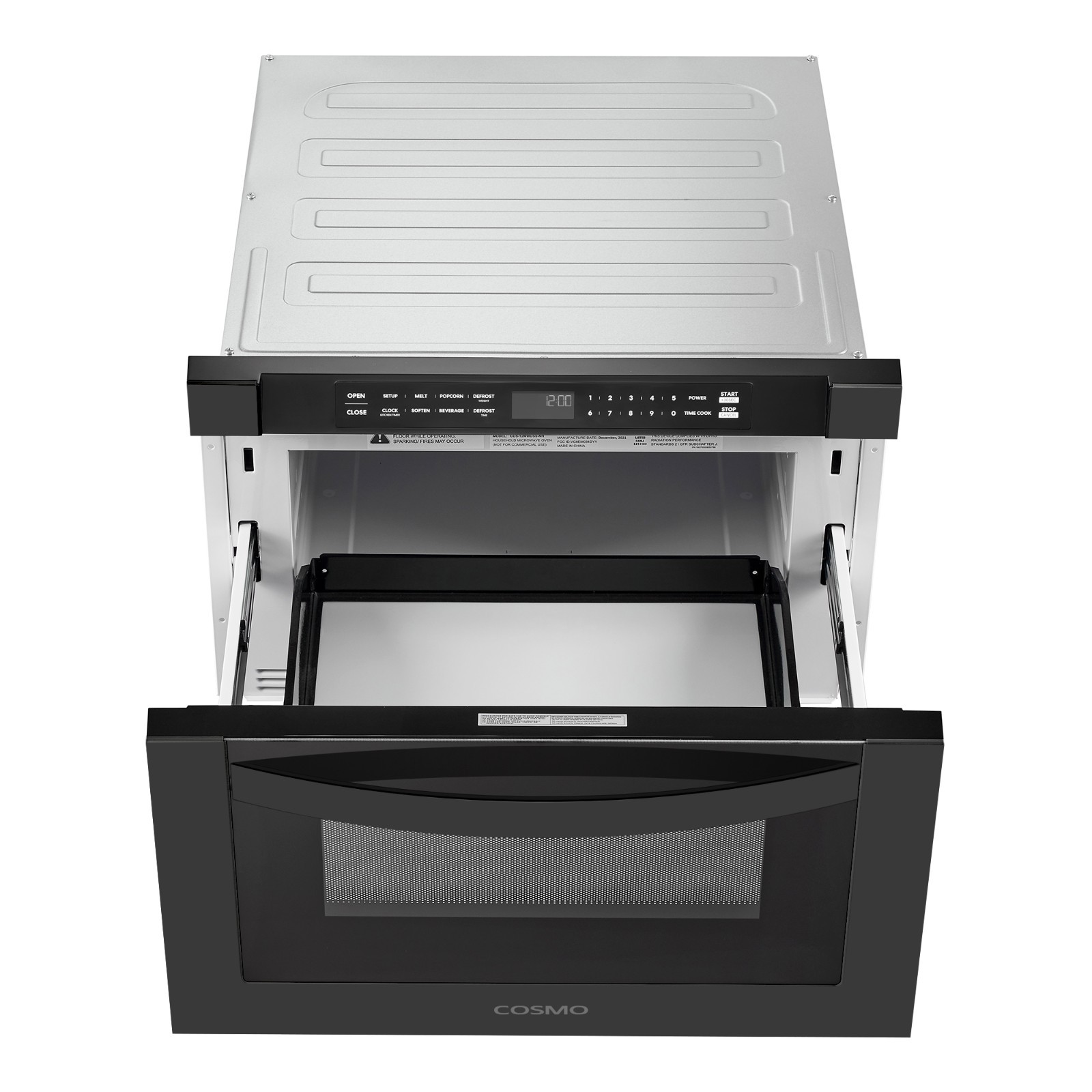 24 in. Built-In Microwave Drawer [OPEN BOX] Touch Presets in Matte Black gallery