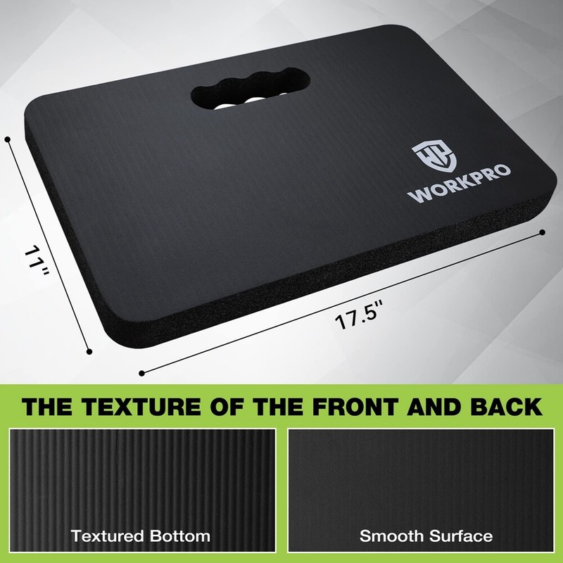 WORKPRO 2PC Extra Thick Kneeling Pad Soft Foam Cushioning Large Foam Kneeler Mat gallery