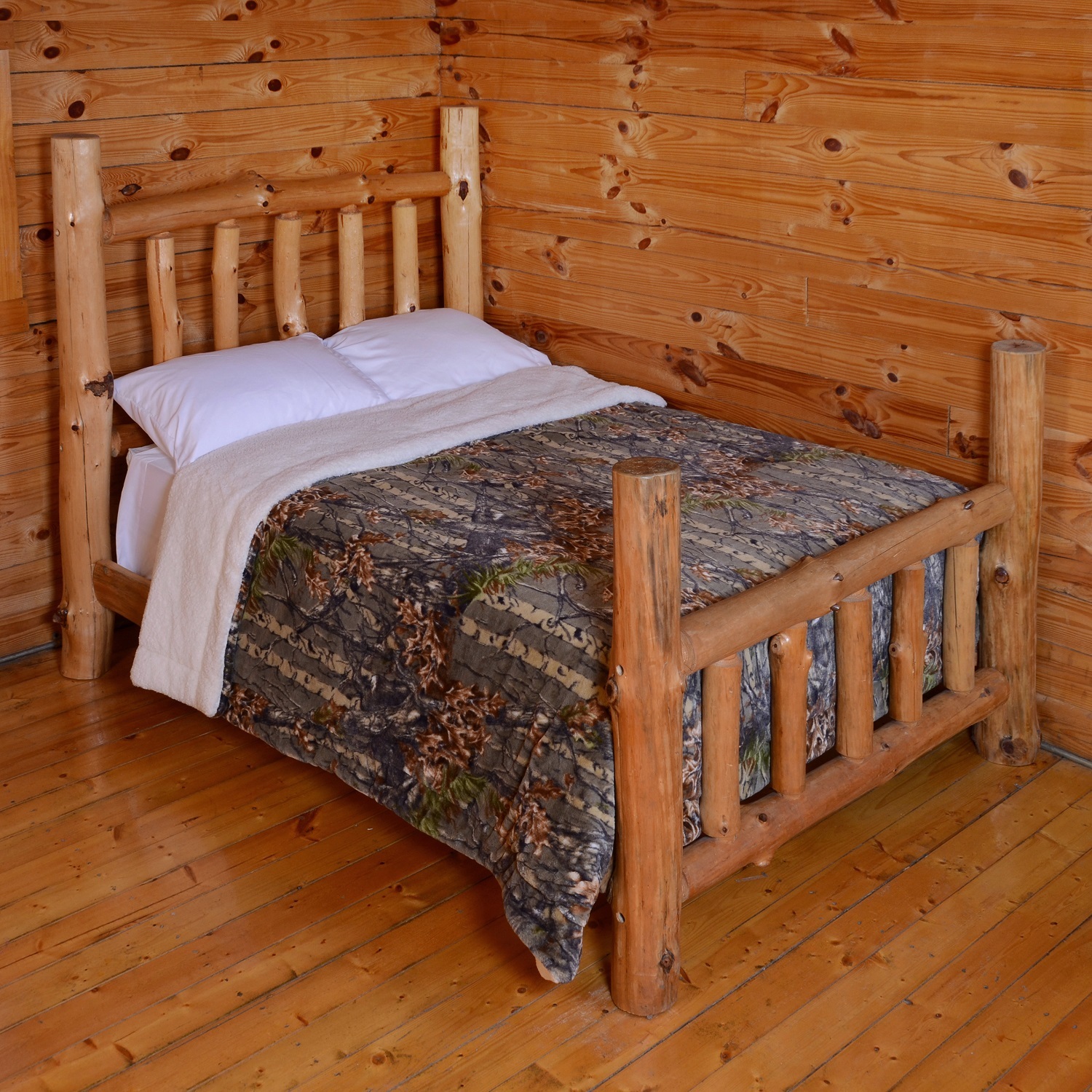 CAMO WOODS BEDROOM CAMOUFLAGE Super Soft Luxury Queen Sherpa Bed Blanket gallery
