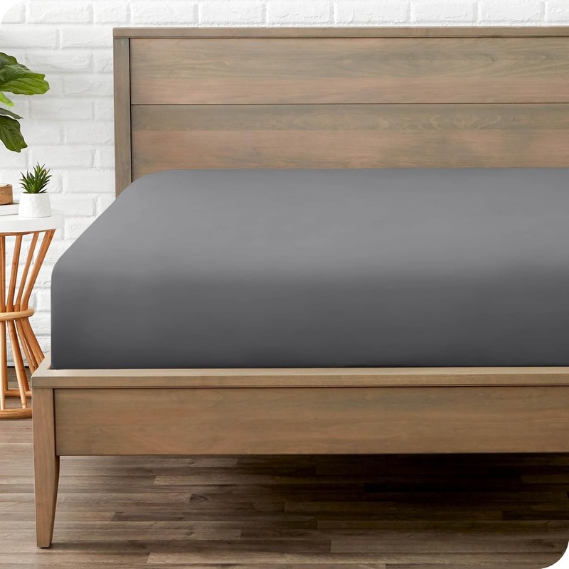 Fitted Bottom Sheet Twin Extra Long - 1800 Microfiber - Ultra-Soft Wrinkle F... gallery